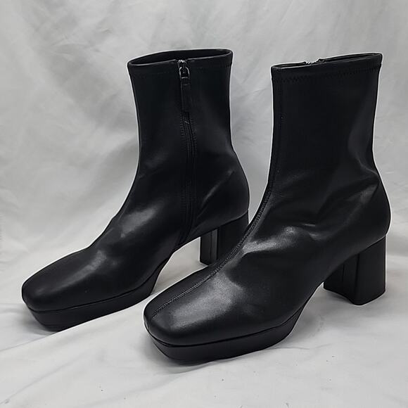 ●AEROSOLE●NEW●🚨●SUSEX●BLACK● MID CALF BOOT●DIAMOND FLEX SOLE●LADIES●NWOB🔥